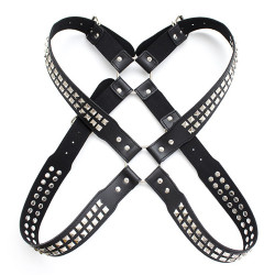Generique Harnais homme Studs Steel Chest